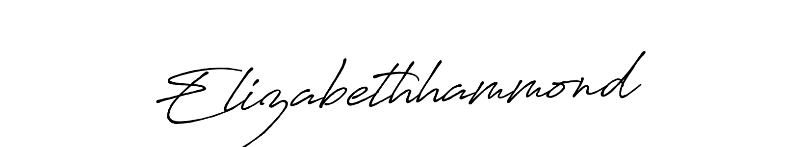 Use a signature maker to create a handwritten signature online. With this signature software, you can design (Antro_Vectra_Bolder) your own signature for name Elizabethhammond. Elizabethhammond signature style 7 images and pictures png