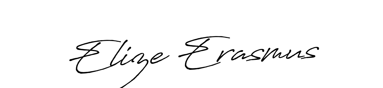 Use a signature maker to create a handwritten signature online. With this signature software, you can design (Antro_Vectra_Bolder) your own signature for name Elize Erasmus. Elize Erasmus signature style 7 images and pictures png