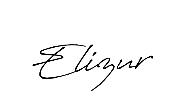 It looks lik you need a new signature style for name Elizur. Design unique handwritten (Antro_Vectra_Bolder) signature with our free signature maker in just a few clicks. Elizur signature style 7 images and pictures png