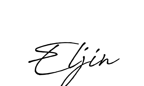 Also we have Eljin name is the best signature style. Create professional handwritten signature collection using Antro_Vectra_Bolder autograph style. Eljin signature style 7 images and pictures png