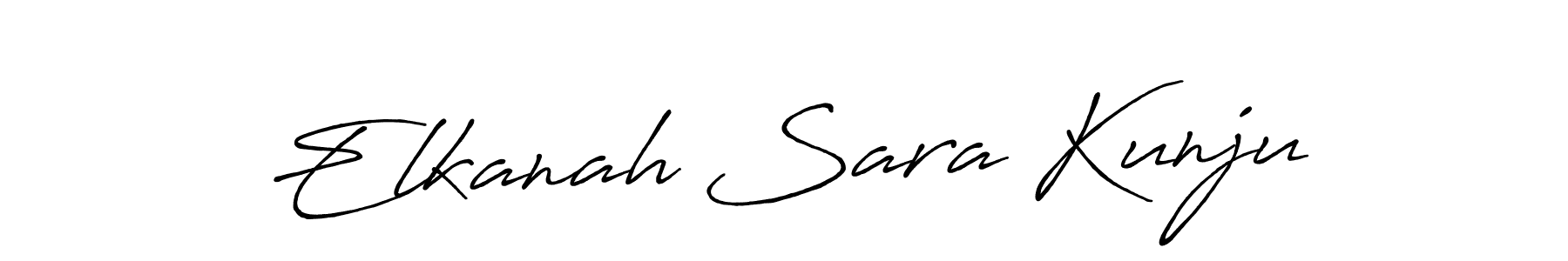 You should practise on your own different ways (Antro_Vectra_Bolder) to write your name (Elkanah Sara Kunju) in signature. don't let someone else do it for you. Elkanah Sara Kunju signature style 7 images and pictures png