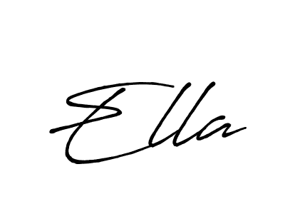 Also we have Ella name is the best signature style. Create professional handwritten signature collection using Antro_Vectra_Bolder autograph style. Ella signature style 7 images and pictures png