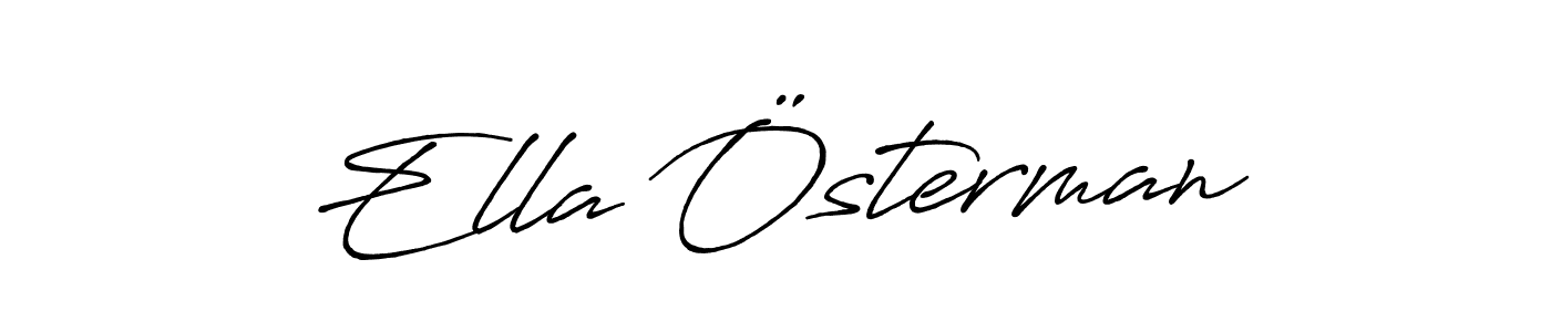 Similarly Antro_Vectra_Bolder is the best handwritten signature design. Signature creator online .You can use it as an online autograph creator for name Ella Österman. Ella Österman signature style 7 images and pictures png