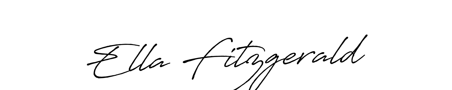 Create a beautiful signature design for name Ella Fitzgerald. With this signature (Antro_Vectra_Bolder) fonts, you can make a handwritten signature for free. Ella Fitzgerald signature style 7 images and pictures png