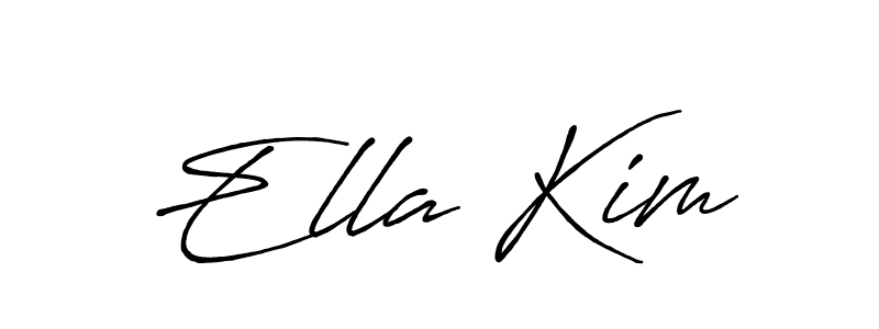 How to Draw Ella Kim signature style? Antro_Vectra_Bolder is a latest design signature styles for name Ella Kim. Ella Kim signature style 7 images and pictures png