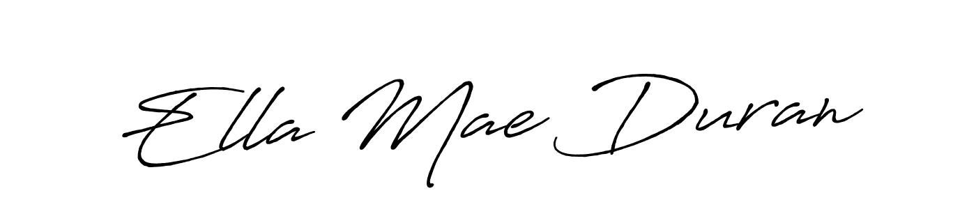 Also You can easily find your signature by using the search form. We will create Ella Mae Duran name handwritten signature images for you free of cost using Antro_Vectra_Bolder sign style. Ella Mae Duran signature style 7 images and pictures png