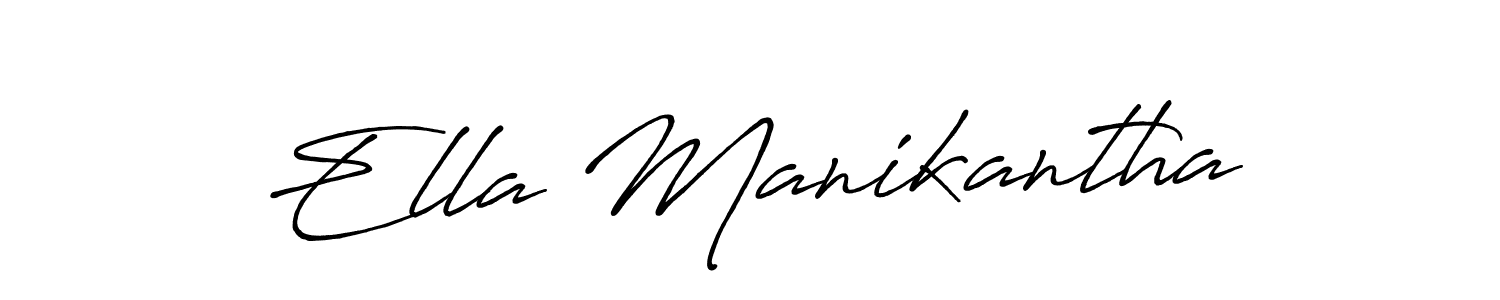 It looks lik you need a new signature style for name Ella Manikantha. Design unique handwritten (Antro_Vectra_Bolder) signature with our free signature maker in just a few clicks. Ella Manikantha signature style 7 images and pictures png