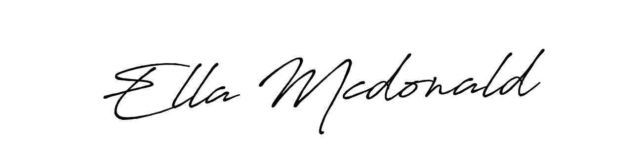 Make a beautiful signature design for name Ella Mcdonald. Use this online signature maker to create a handwritten signature for free. Ella Mcdonald signature style 7 images and pictures png