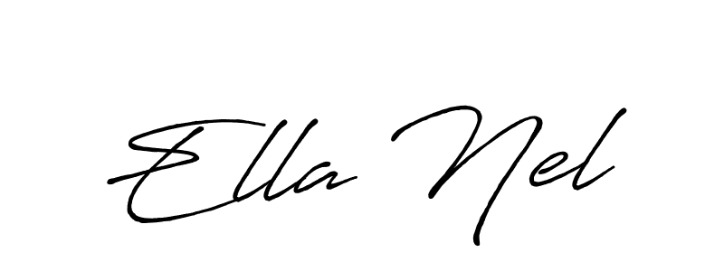 Here are the top 10 professional signature styles for the name Ella Nel. These are the best autograph styles you can use for your name. Ella Nel signature style 7 images and pictures png