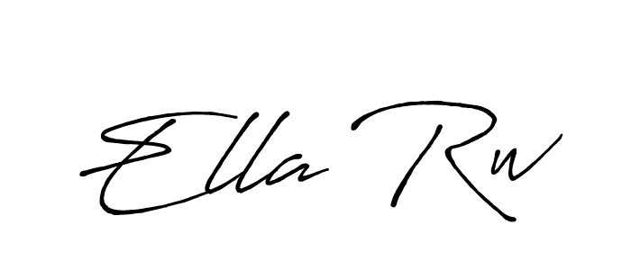 Also You can easily find your signature by using the search form. We will create Ella Rw name handwritten signature images for you free of cost using Antro_Vectra_Bolder sign style. Ella Rw signature style 7 images and pictures png