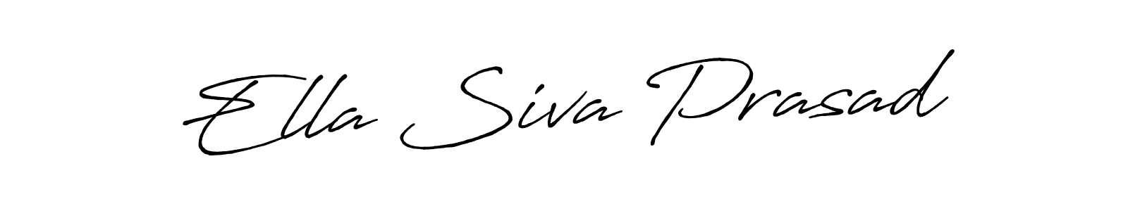 The best way (Antro_Vectra_Bolder) to make a short signature is to pick only two or three words in your name. The name Ella Siva Prasad include a total of six letters. For converting this name. Ella Siva Prasad signature style 7 images and pictures png