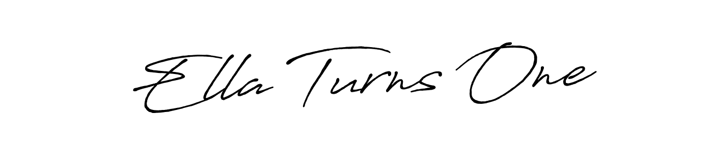 Here are the top 10 professional signature styles for the name Ella Turns One. These are the best autograph styles you can use for your name. Ella Turns One signature style 7 images and pictures png