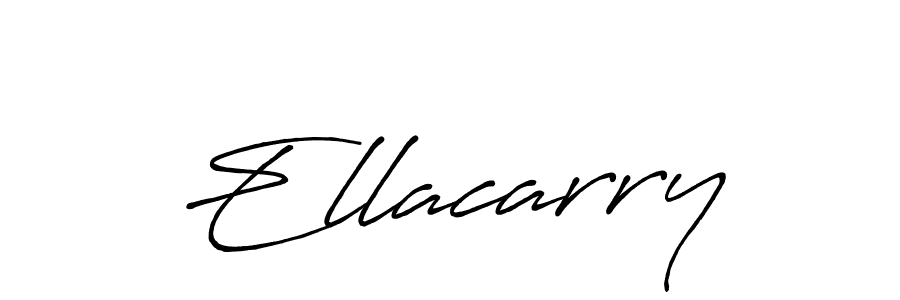 How to make Ellacarry name signature. Use Antro_Vectra_Bolder style for creating short signs online. This is the latest handwritten sign. Ellacarry signature style 7 images and pictures png