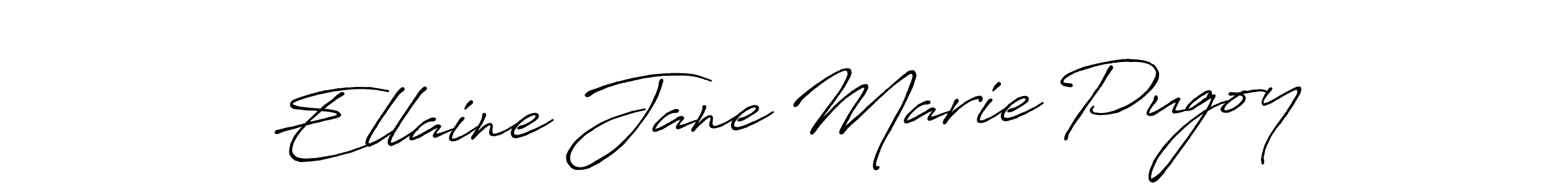 Use a signature maker to create a handwritten signature online. With this signature software, you can design (Antro_Vectra_Bolder) your own signature for name Ellaine Jane Marie Pugoy. Ellaine Jane Marie Pugoy signature style 7 images and pictures png