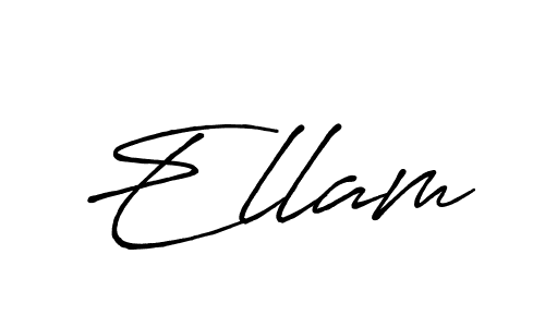 Best and Professional Signature Style for Ellam. Antro_Vectra_Bolder Best Signature Style Collection. Ellam signature style 7 images and pictures png