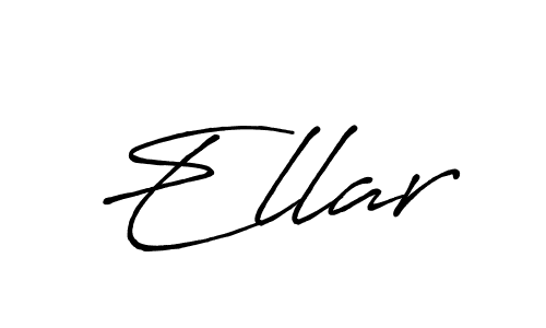 How to make Ellar signature? Antro_Vectra_Bolder is a professional autograph style. Create handwritten signature for Ellar name. Ellar signature style 7 images and pictures png