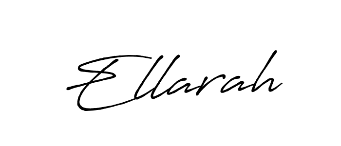 Design your own signature with our free online signature maker. With this signature software, you can create a handwritten (Antro_Vectra_Bolder) signature for name Ellarah. Ellarah signature style 7 images and pictures png