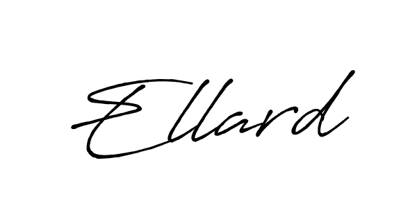 Use a signature maker to create a handwritten signature online. With this signature software, you can design (Antro_Vectra_Bolder) your own signature for name Ellard. Ellard signature style 7 images and pictures png