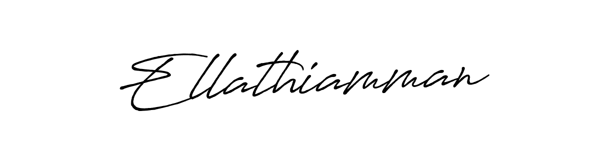 Use a signature maker to create a handwritten signature online. With this signature software, you can design (Antro_Vectra_Bolder) your own signature for name Ellathiamman. Ellathiamman signature style 7 images and pictures png