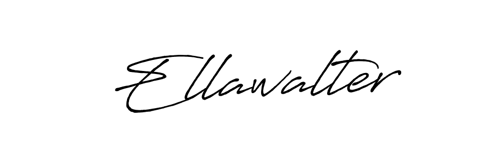 Make a beautiful signature design for name Ellawalter. With this signature (Antro_Vectra_Bolder) style, you can create a handwritten signature for free. Ellawalter signature style 7 images and pictures png