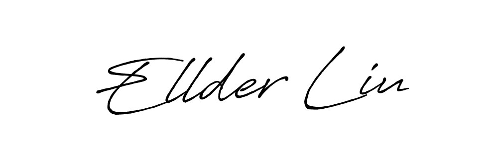 Best and Professional Signature Style for Ellder Liu. Antro_Vectra_Bolder Best Signature Style Collection. Ellder Liu signature style 7 images and pictures png