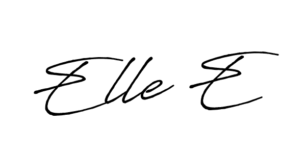 Make a short Elle E signature style. Manage your documents anywhere anytime using Antro_Vectra_Bolder. Create and add eSignatures, submit forms, share and send files easily. Elle E signature style 7 images and pictures png