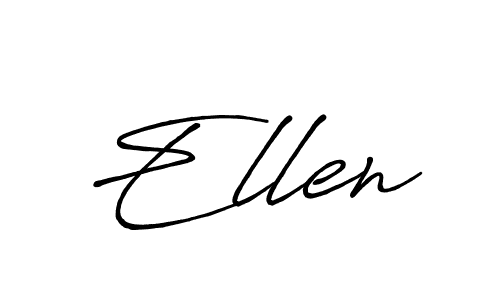 Design your own signature with our free online signature maker. With this signature software, you can create a handwritten (Antro_Vectra_Bolder) signature for name Ellen. Ellen signature style 7 images and pictures png