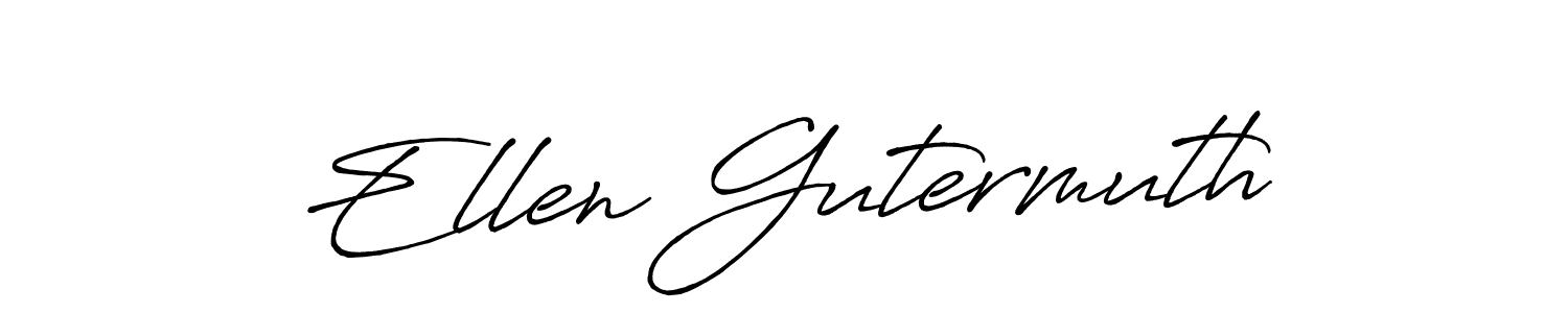 How to Draw Ellen Gutermuth signature style? Antro_Vectra_Bolder is a latest design signature styles for name Ellen Gutermuth. Ellen Gutermuth signature style 7 images and pictures png