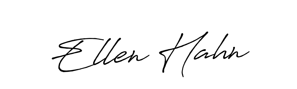 Make a beautiful signature design for name Ellen Hahn. With this signature (Antro_Vectra_Bolder) style, you can create a handwritten signature for free. Ellen Hahn signature style 7 images and pictures png