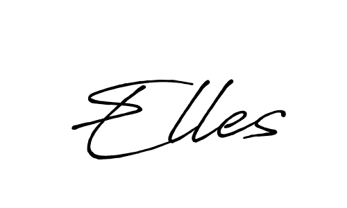 Make a beautiful signature design for name Elles. Use this online signature maker to create a handwritten signature for free. Elles signature style 7 images and pictures png