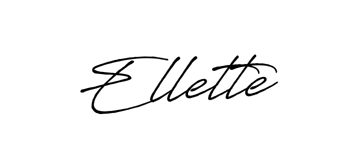 It looks lik you need a new signature style for name Ellette. Design unique handwritten (Antro_Vectra_Bolder) signature with our free signature maker in just a few clicks. Ellette signature style 7 images and pictures png