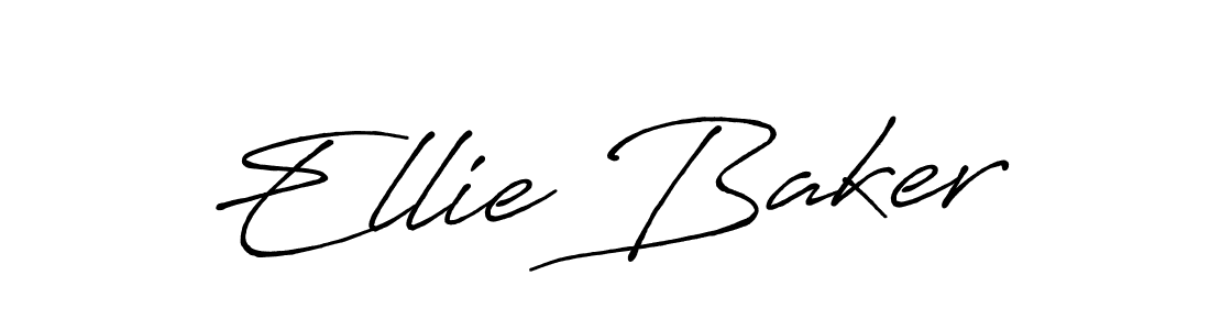 Use a signature maker to create a handwritten signature online. With this signature software, you can design (Antro_Vectra_Bolder) your own signature for name Ellie Baker. Ellie Baker signature style 7 images and pictures png