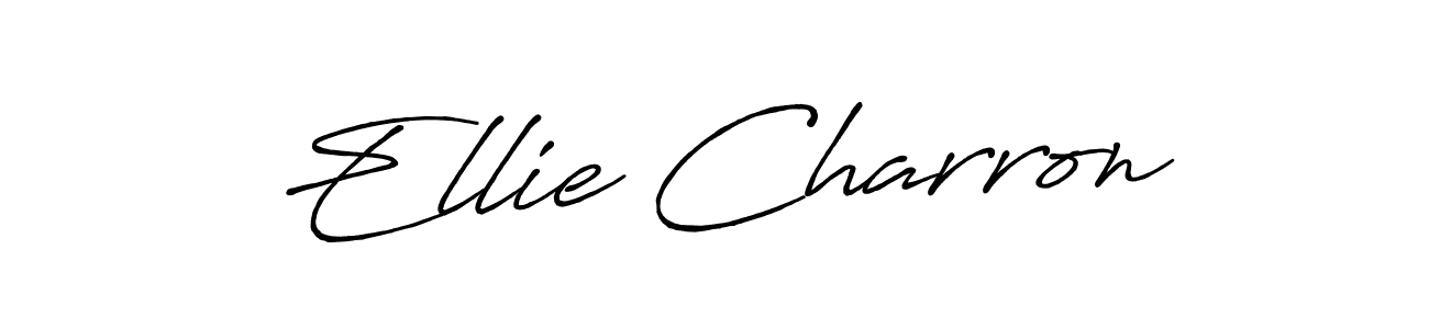Similarly Antro_Vectra_Bolder is the best handwritten signature design. Signature creator online .You can use it as an online autograph creator for name Ellie Charron. Ellie Charron signature style 7 images and pictures png