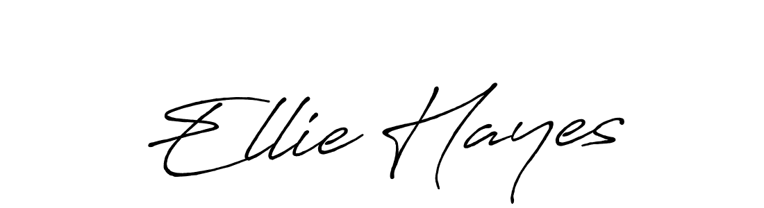 How to make Ellie Hayes name signature. Use Antro_Vectra_Bolder style for creating short signs online. This is the latest handwritten sign. Ellie Hayes signature style 7 images and pictures png