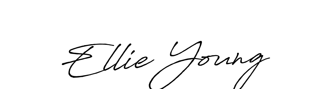 You should practise on your own different ways (Antro_Vectra_Bolder) to write your name (Ellie Young) in signature. don't let someone else do it for you. Ellie Young signature style 7 images and pictures png