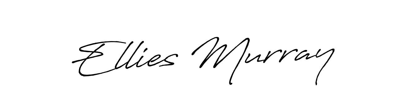 Design your own signature with our free online signature maker. With this signature software, you can create a handwritten (Antro_Vectra_Bolder) signature for name Ellies Murray. Ellies Murray signature style 7 images and pictures png