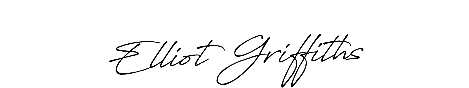 It looks lik you need a new signature style for name Elliot Griffiths. Design unique handwritten (Antro_Vectra_Bolder) signature with our free signature maker in just a few clicks. Elliot Griffiths signature style 7 images and pictures png