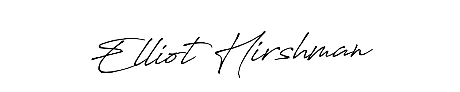 Also we have Elliot Hirshman name is the best signature style. Create professional handwritten signature collection using Antro_Vectra_Bolder autograph style. Elliot Hirshman signature style 7 images and pictures png