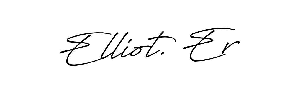 It looks lik you need a new signature style for name Elliot. Er. Design unique handwritten (Antro_Vectra_Bolder) signature with our free signature maker in just a few clicks. Elliot. Er signature style 7 images and pictures png
