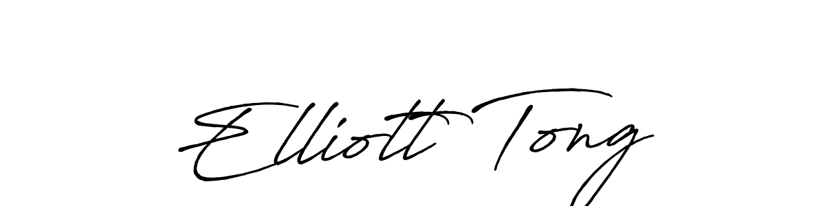 It looks lik you need a new signature style for name Elliott Tong. Design unique handwritten (Antro_Vectra_Bolder) signature with our free signature maker in just a few clicks. Elliott Tong signature style 7 images and pictures png