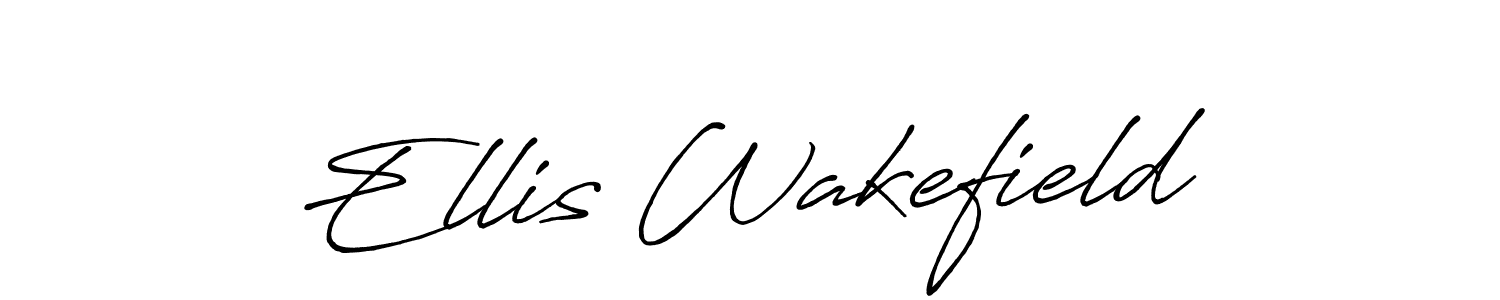 if you are searching for the best signature style for your name Ellis Wakefield. so please give up your signature search. here we have designed multiple signature styles  using Antro_Vectra_Bolder. Ellis Wakefield signature style 7 images and pictures png