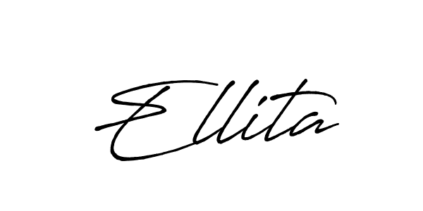 Make a beautiful signature design for name Ellita. Use this online signature maker to create a handwritten signature for free. Ellita signature style 7 images and pictures png