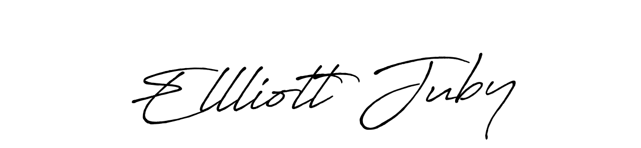 Antro_Vectra_Bolder is a professional signature style that is perfect for those who want to add a touch of class to their signature. It is also a great choice for those who want to make their signature more unique. Get Ellliott Juby name to fancy signature for free. Ellliott Juby signature style 7 images and pictures png