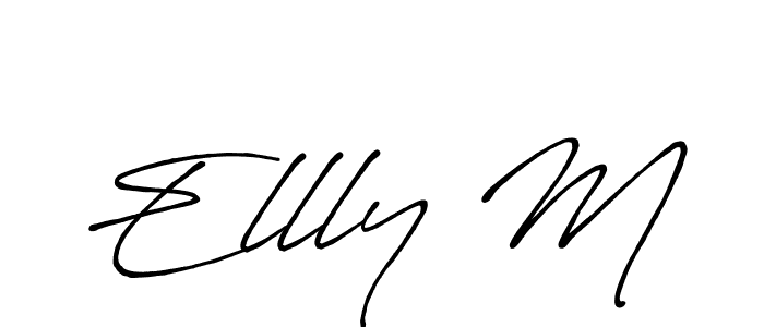 How to Draw Ellly M signature style? Antro_Vectra_Bolder is a latest design signature styles for name Ellly M. Ellly M signature style 7 images and pictures png