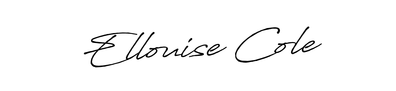 Once you've used our free online signature maker to create your best signature Antro_Vectra_Bolder style, it's time to enjoy all of the benefits that Ellouise Cole name signing documents. Ellouise Cole signature style 7 images and pictures png