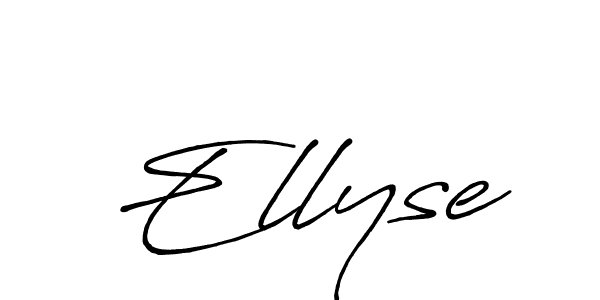 How to make Ellyse name signature. Use Antro_Vectra_Bolder style for creating short signs online. This is the latest handwritten sign. Ellyse signature style 7 images and pictures png