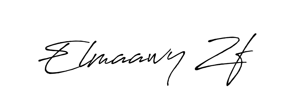 Elmaawy Zf stylish signature style. Best Handwritten Sign (Antro_Vectra_Bolder) for my name. Handwritten Signature Collection Ideas for my name Elmaawy Zf. Elmaawy Zf signature style 7 images and pictures png