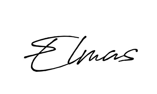 How to make Elmas name signature. Use Antro_Vectra_Bolder style for creating short signs online. This is the latest handwritten sign. Elmas signature style 7 images and pictures png
