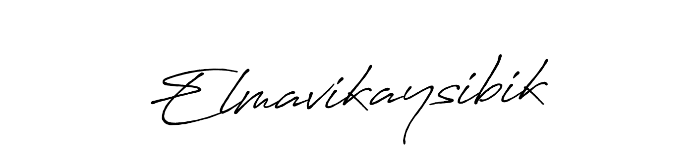 Also we have Elmavikaysibik name is the best signature style. Create professional handwritten signature collection using Antro_Vectra_Bolder autograph style. Elmavikaysibik signature style 7 images and pictures png