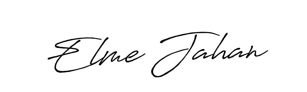 Antro_Vectra_Bolder is a professional signature style that is perfect for those who want to add a touch of class to their signature. It is also a great choice for those who want to make their signature more unique. Get Elme Jahan name to fancy signature for free. Elme Jahan signature style 7 images and pictures png
